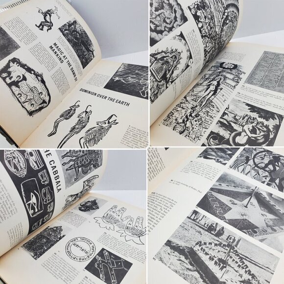 Pictorial History Magic Supernatural Book Bessy HCDJ 1968 (Occult, Witchcraft) - Picture 2 of 12